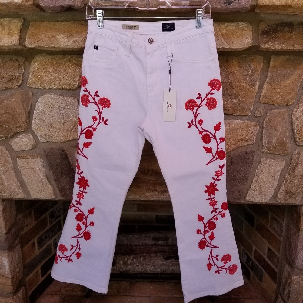 Ag Crop Flare Jeans Size 27